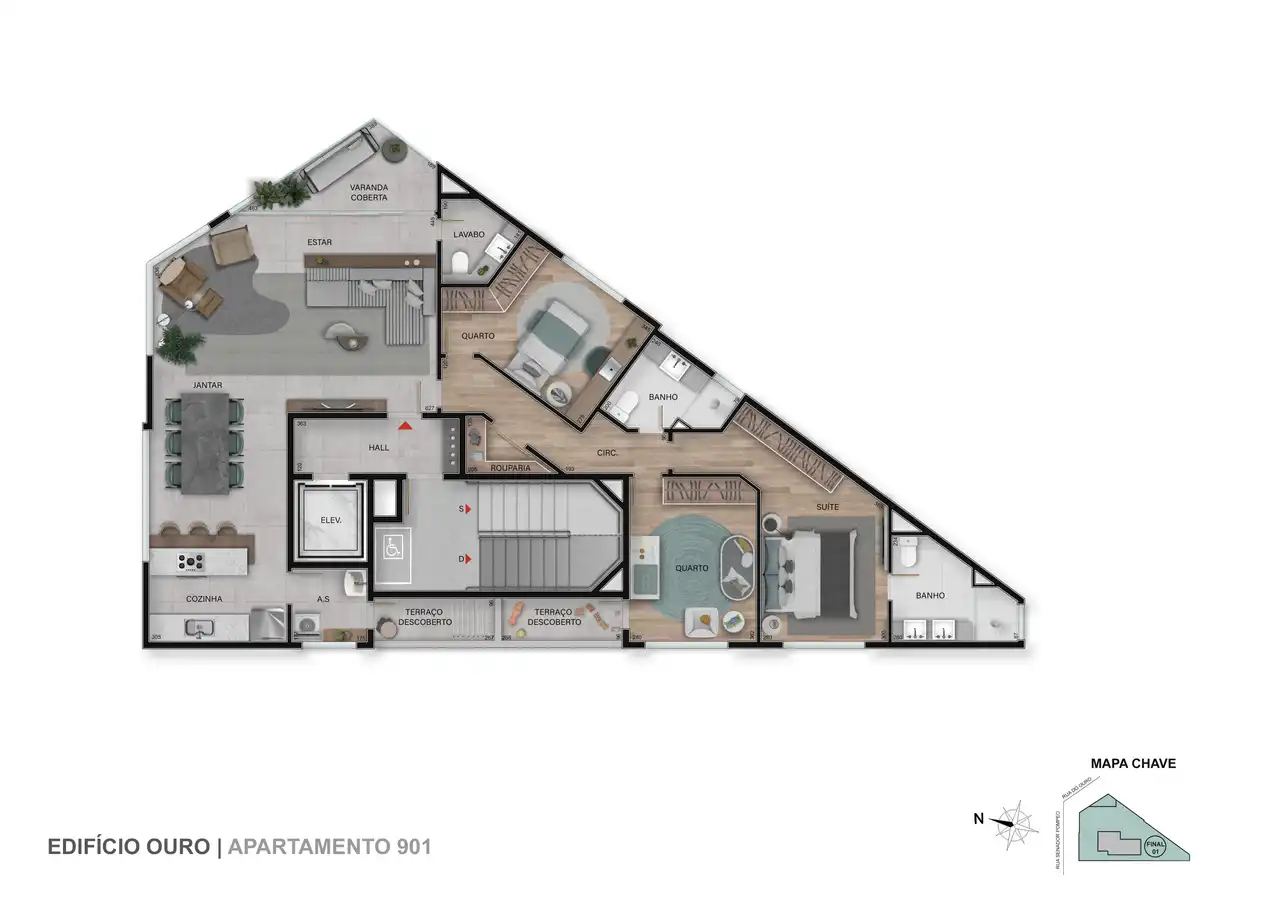 Planta -  - Adapta Negócios Imobiliários