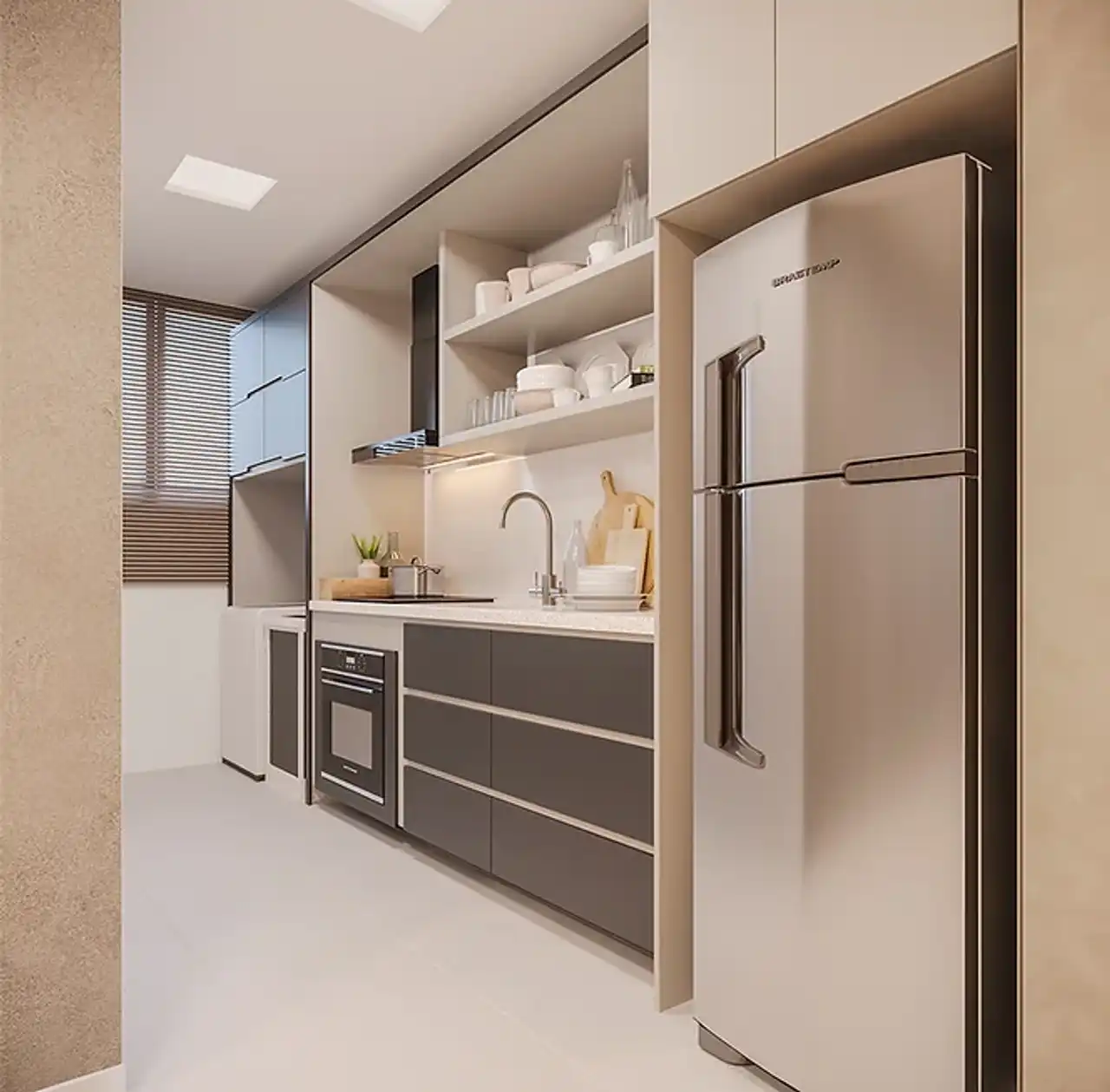 Cozinha - Apartamento à venda no Magnólia com 2 quartos e 79m²