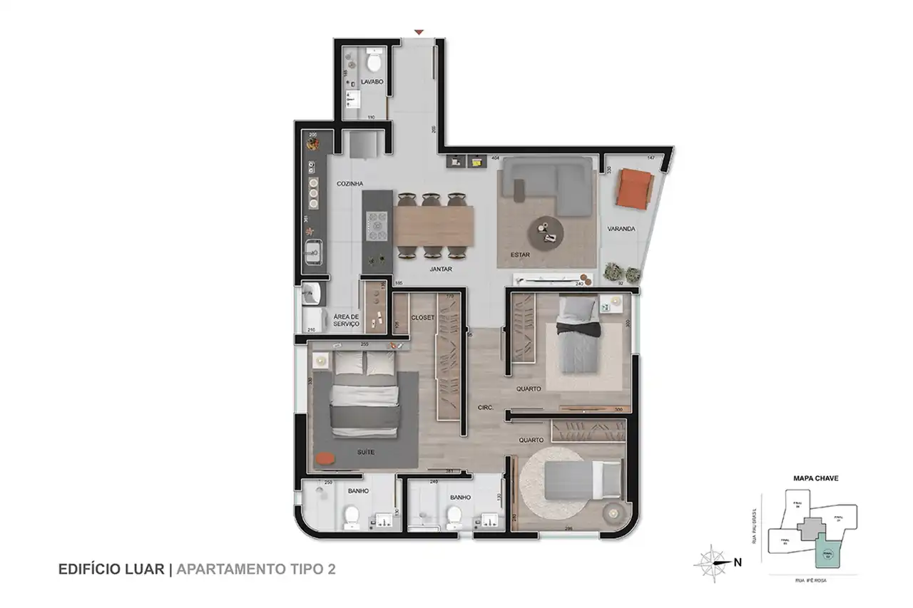 Apartamento tipo - final 02