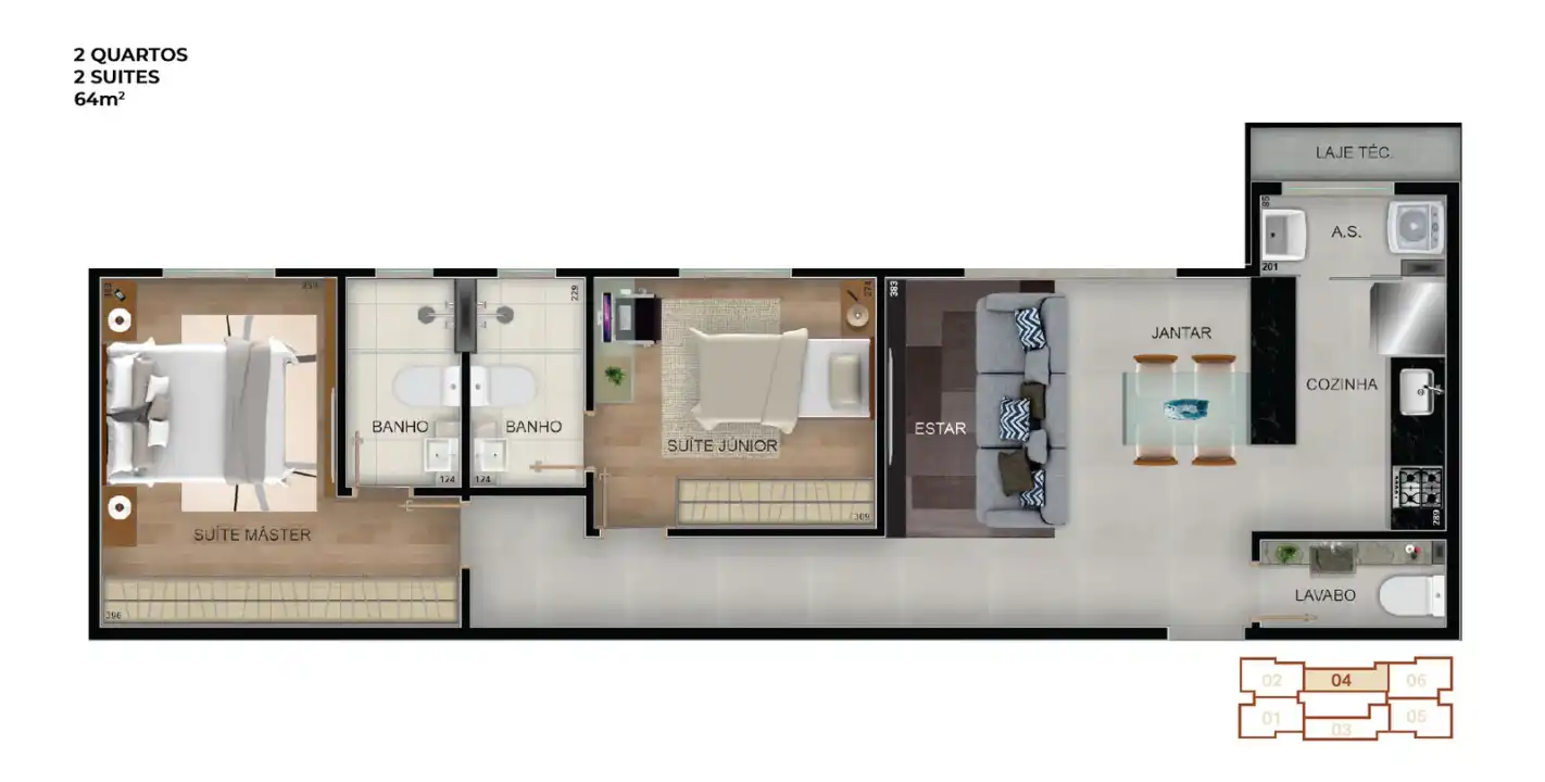 Planta -  - Vila Sereno Imóveis