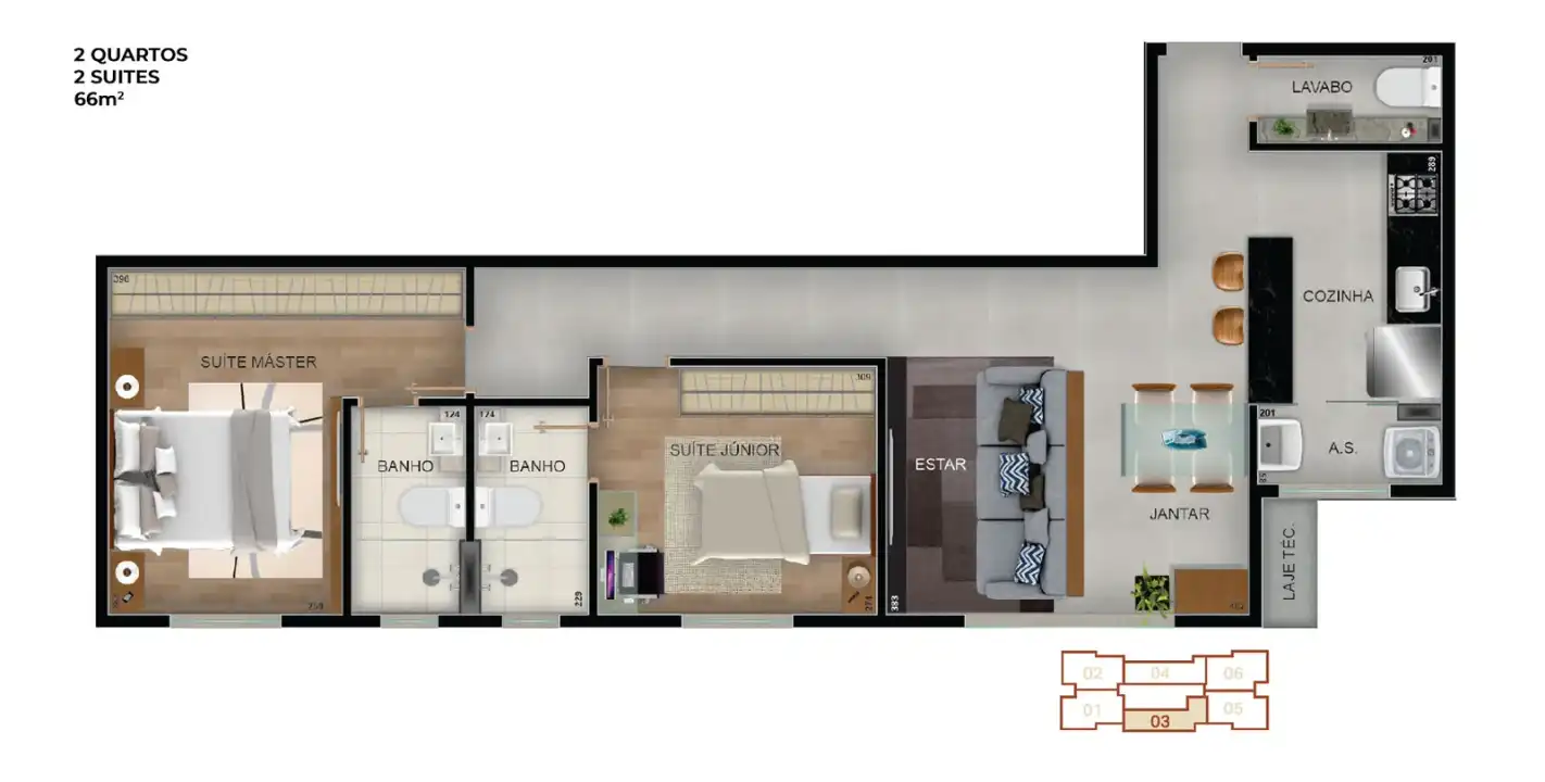 Planta -  - Vila Sereno Imóveis