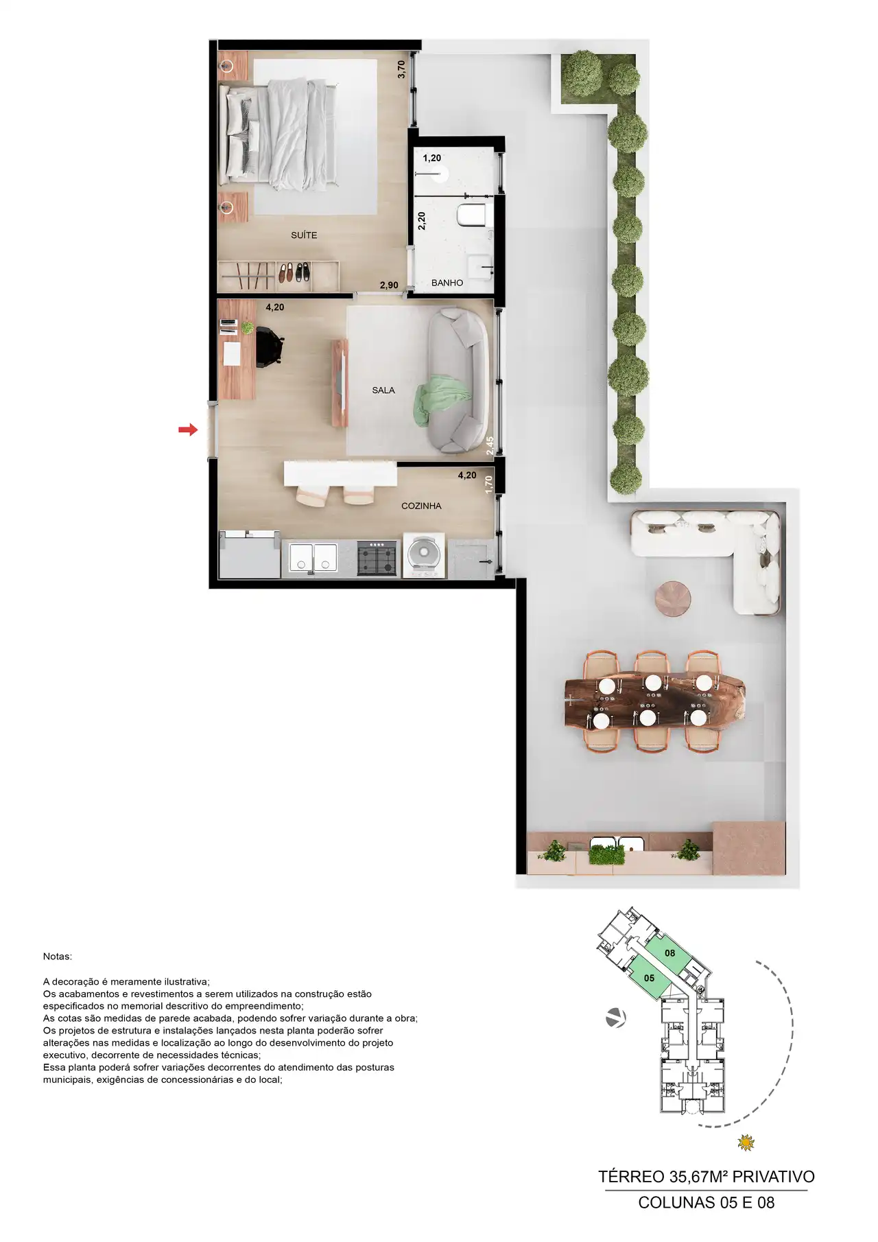 Cobertura, 1 quarto, 56 m² - Foto 39