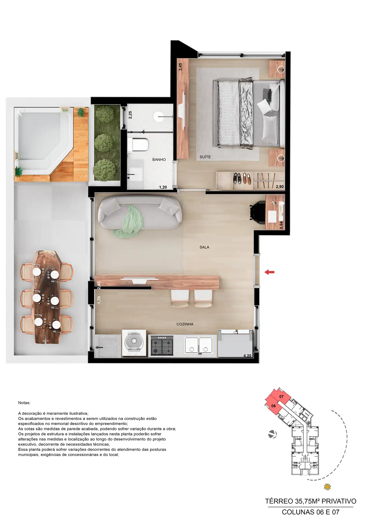 Cobertura, 1 quarto, 56 m² - Foto 37
