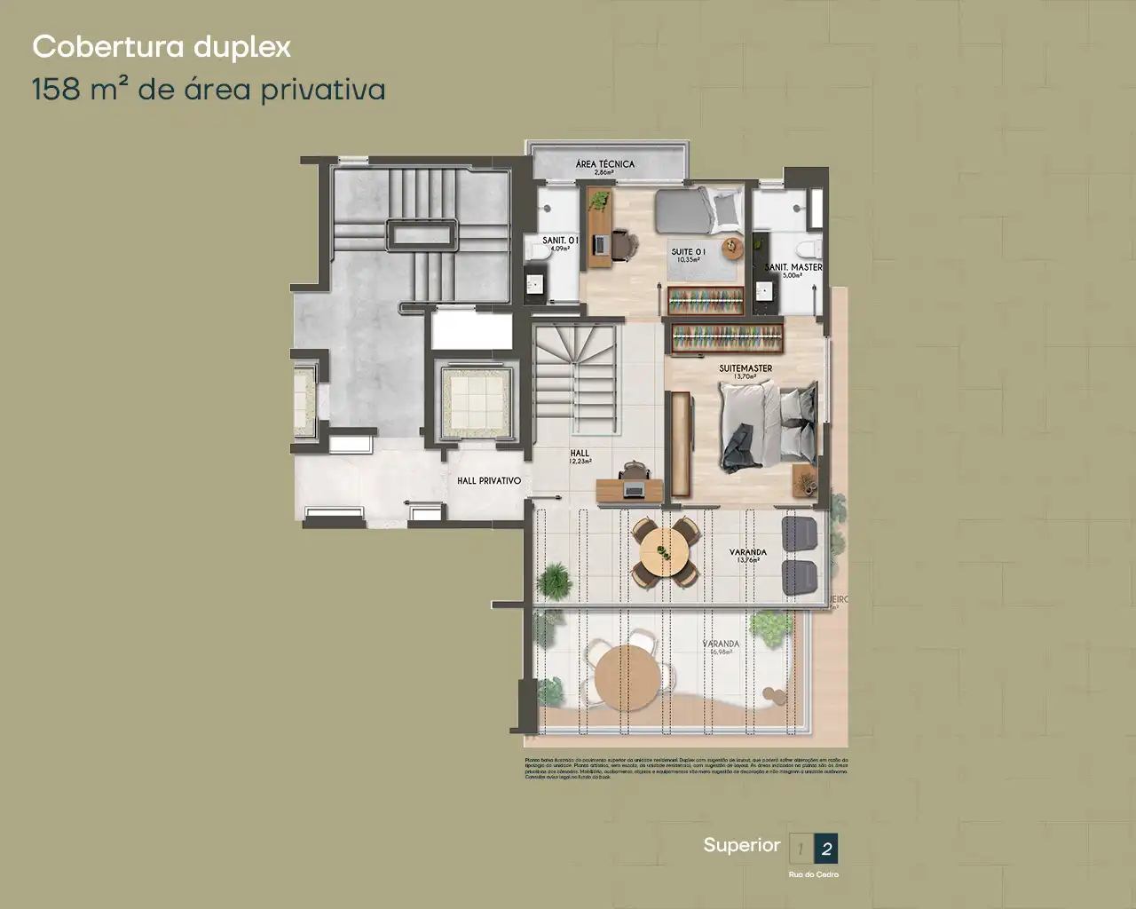 Planta -  - Robson Cunha Imóveis