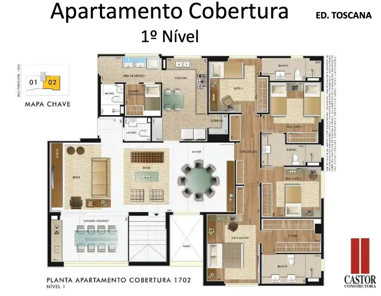 Planta -  - MRM CORRETORA DE IMÓVEIS LTDA