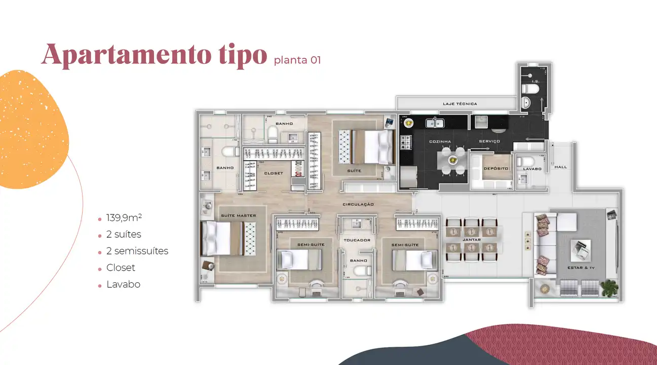 Planta -  - STARK IMÓVEIS