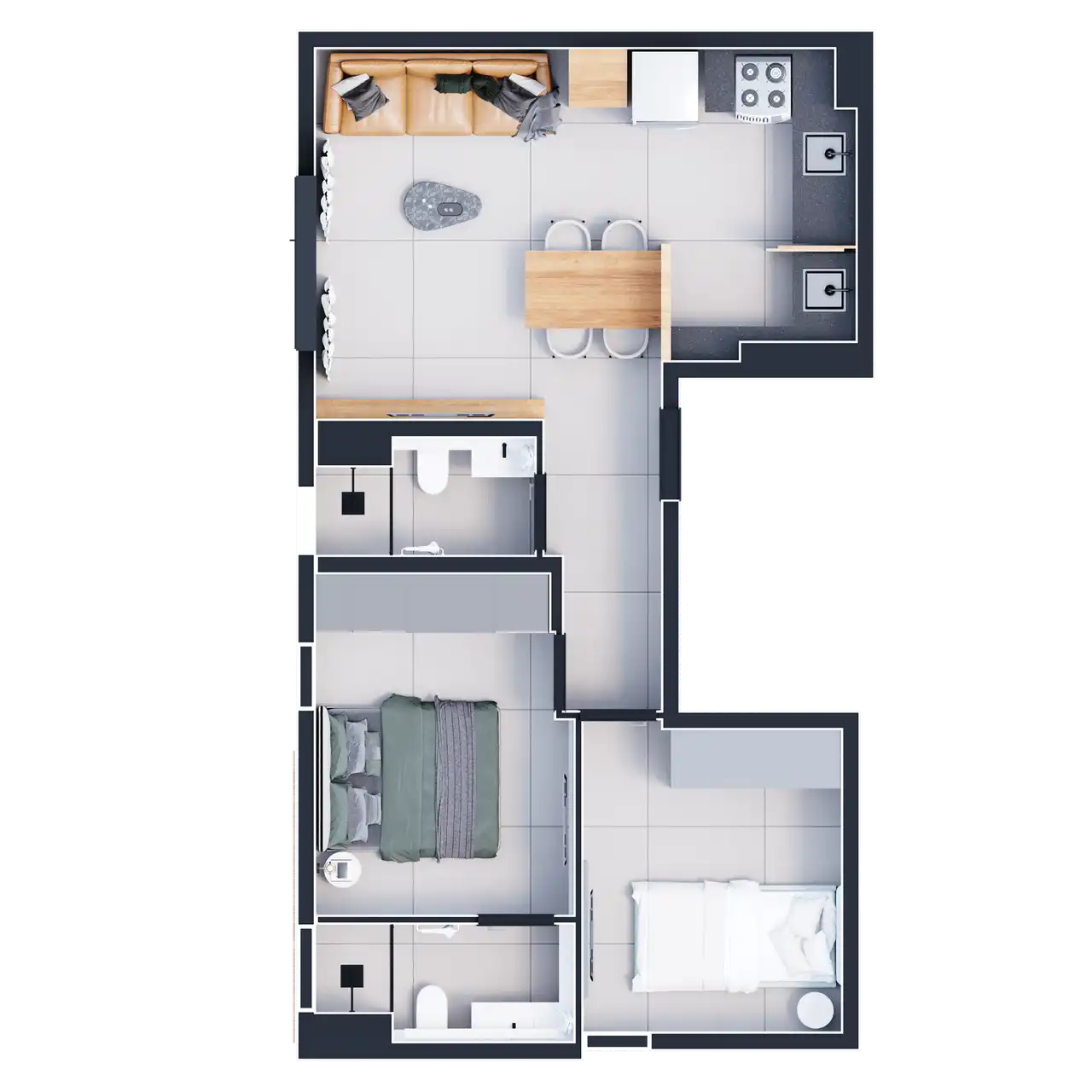 Apartamento de 2 quartos, 55m² no bairro Santo Agostinho, em Belo Horizonte | Eu Corretor