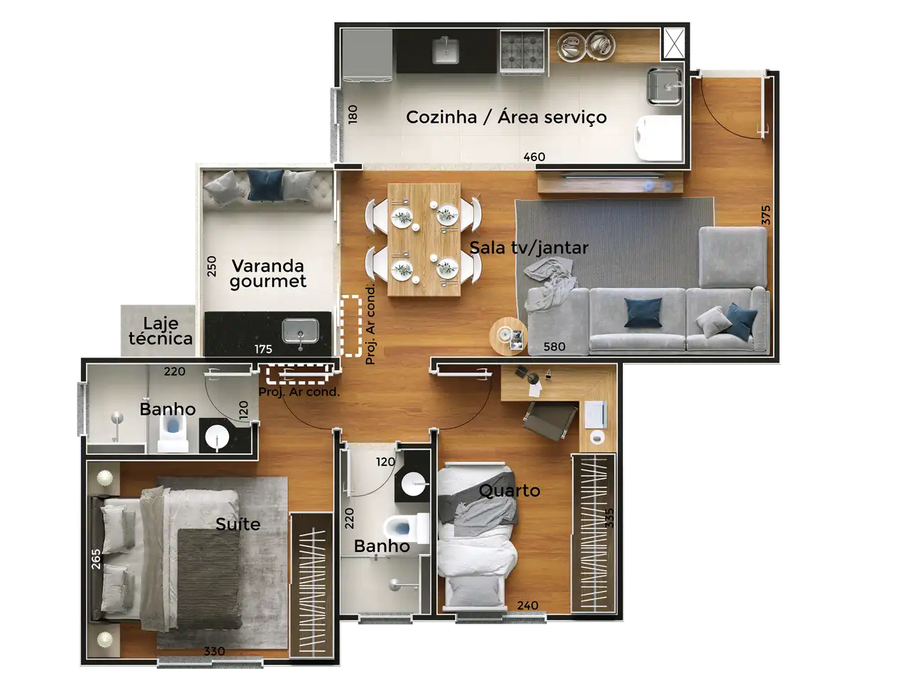 Casa, 2 quartos, 56 m² - Foto 27