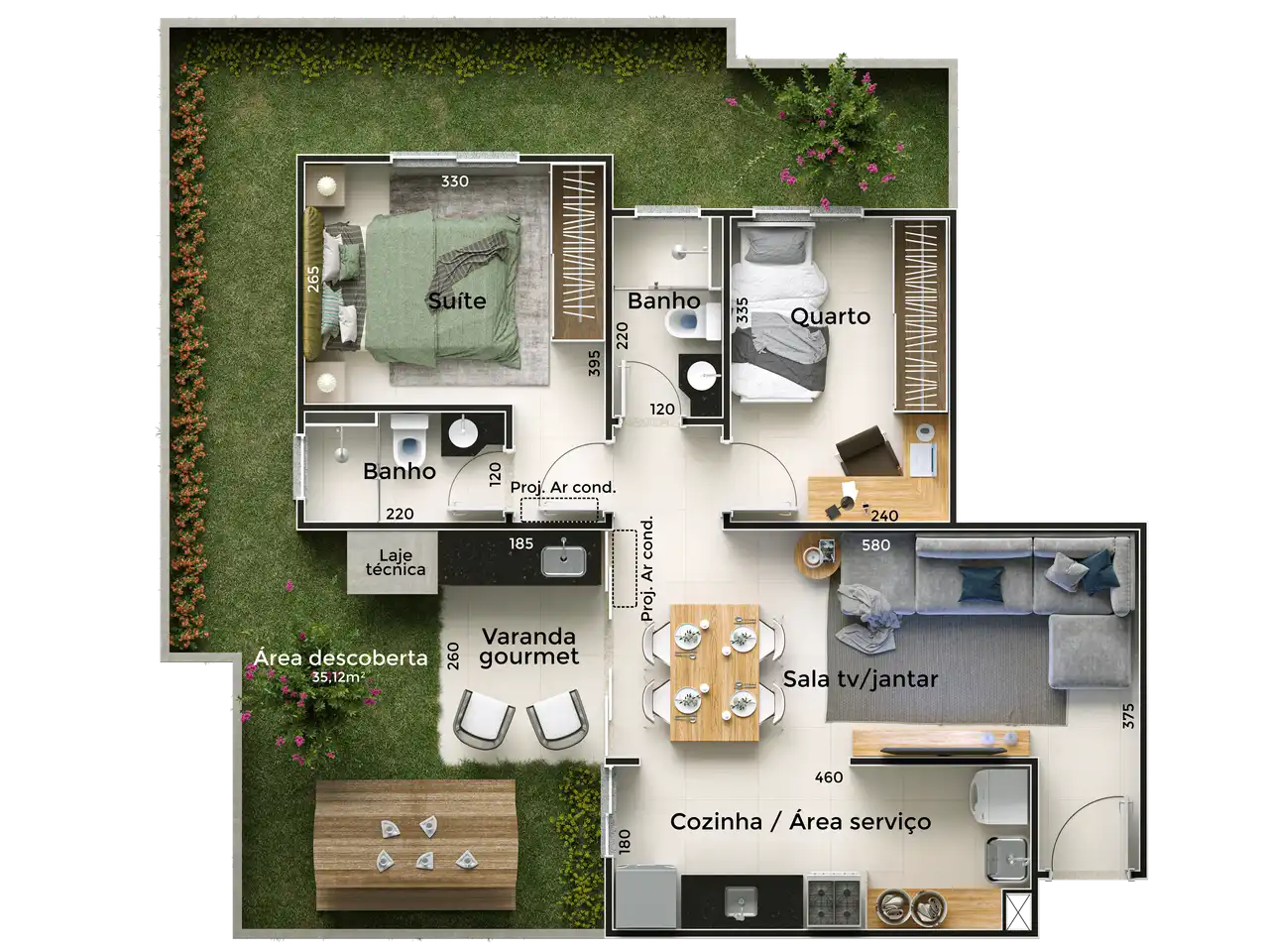 Casa, 2 quartos, 56 m² - Foto 29