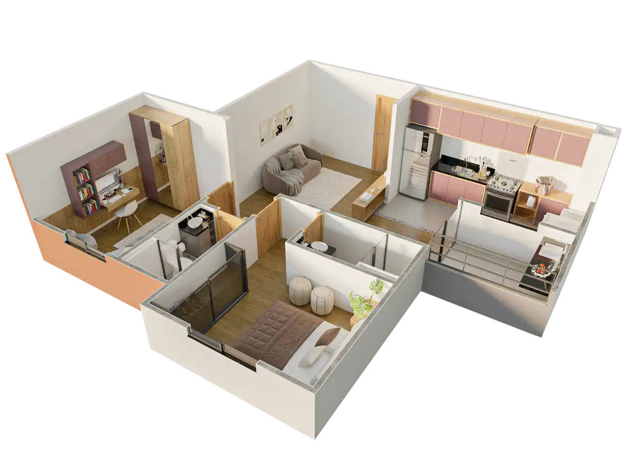 Casa, 2 quartos, 56 m² - Foto 25