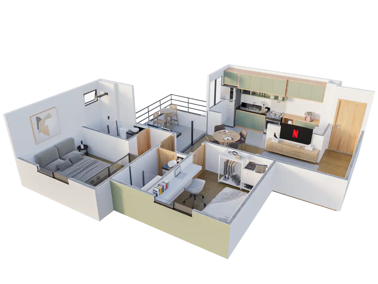 Casa, 2 quartos, 56 m² - Foto 28