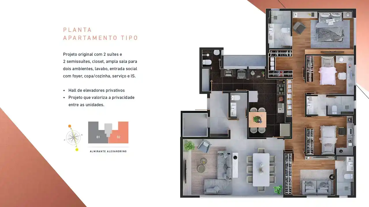 Apartamento tipo - final 02