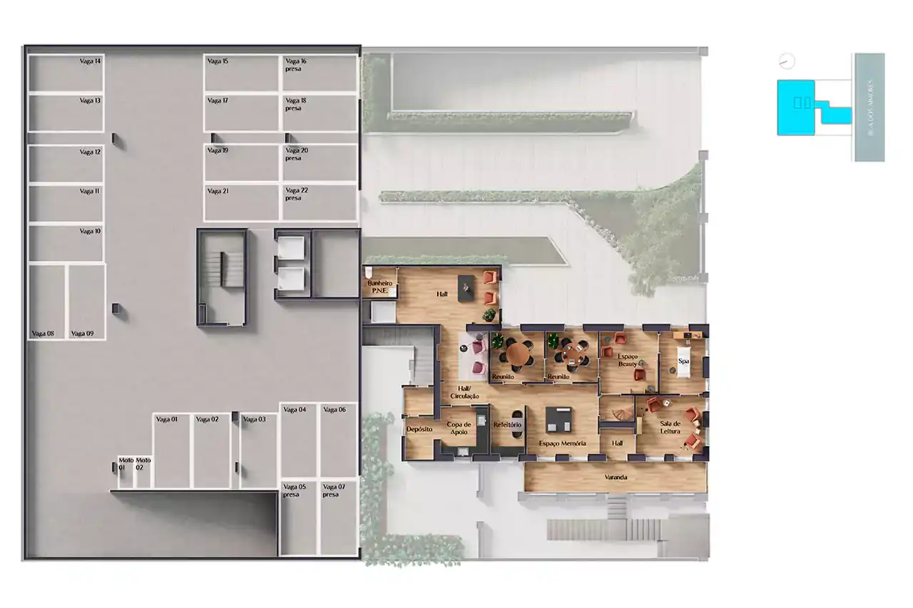 Planta -  - VERSALHES IMÓVEIS