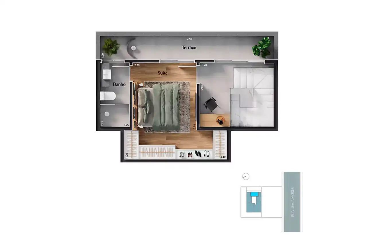 Planta -  - VERSALHES IMÓVEIS