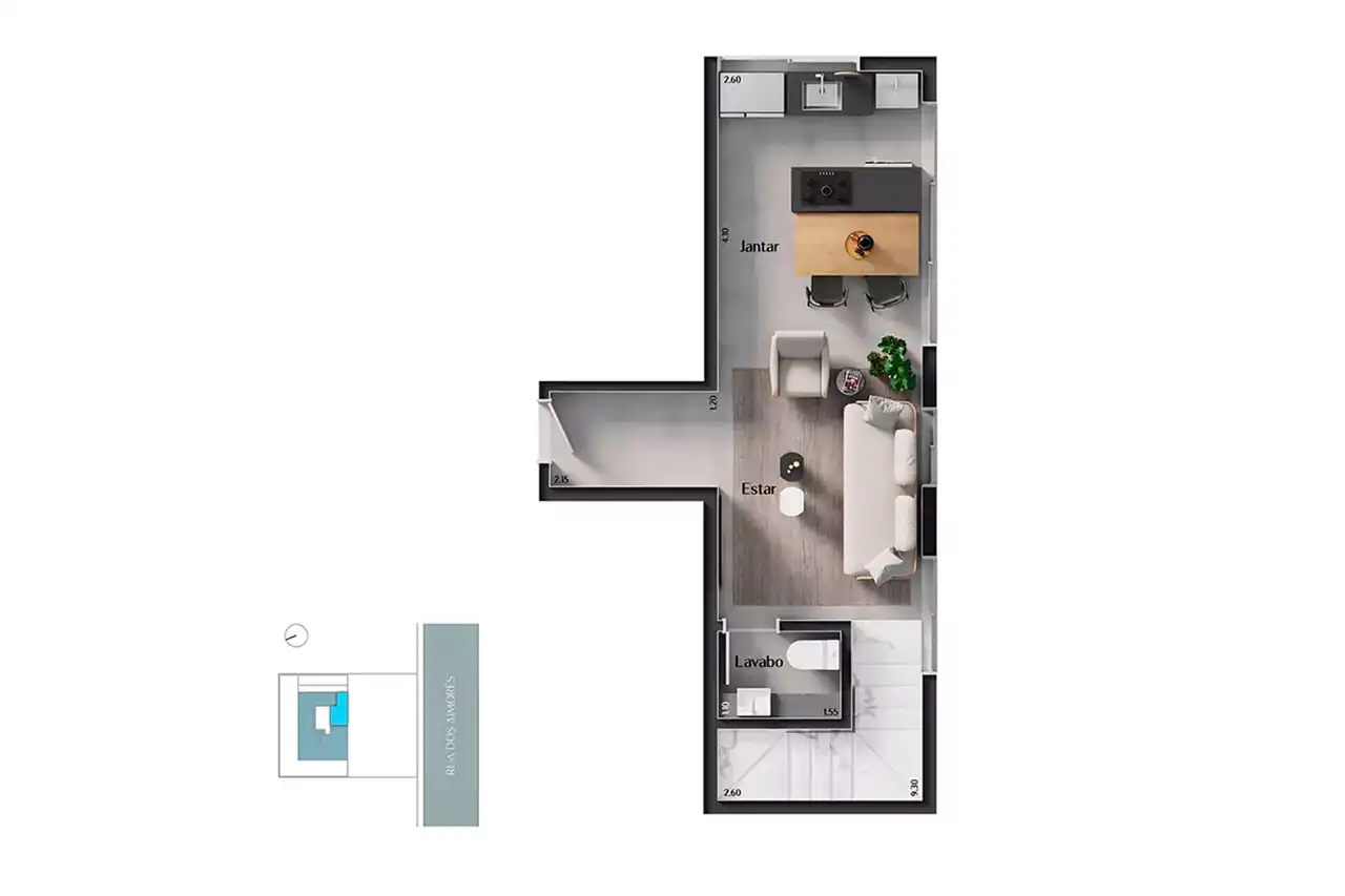 Planta -  - VERSALHES IMÓVEIS