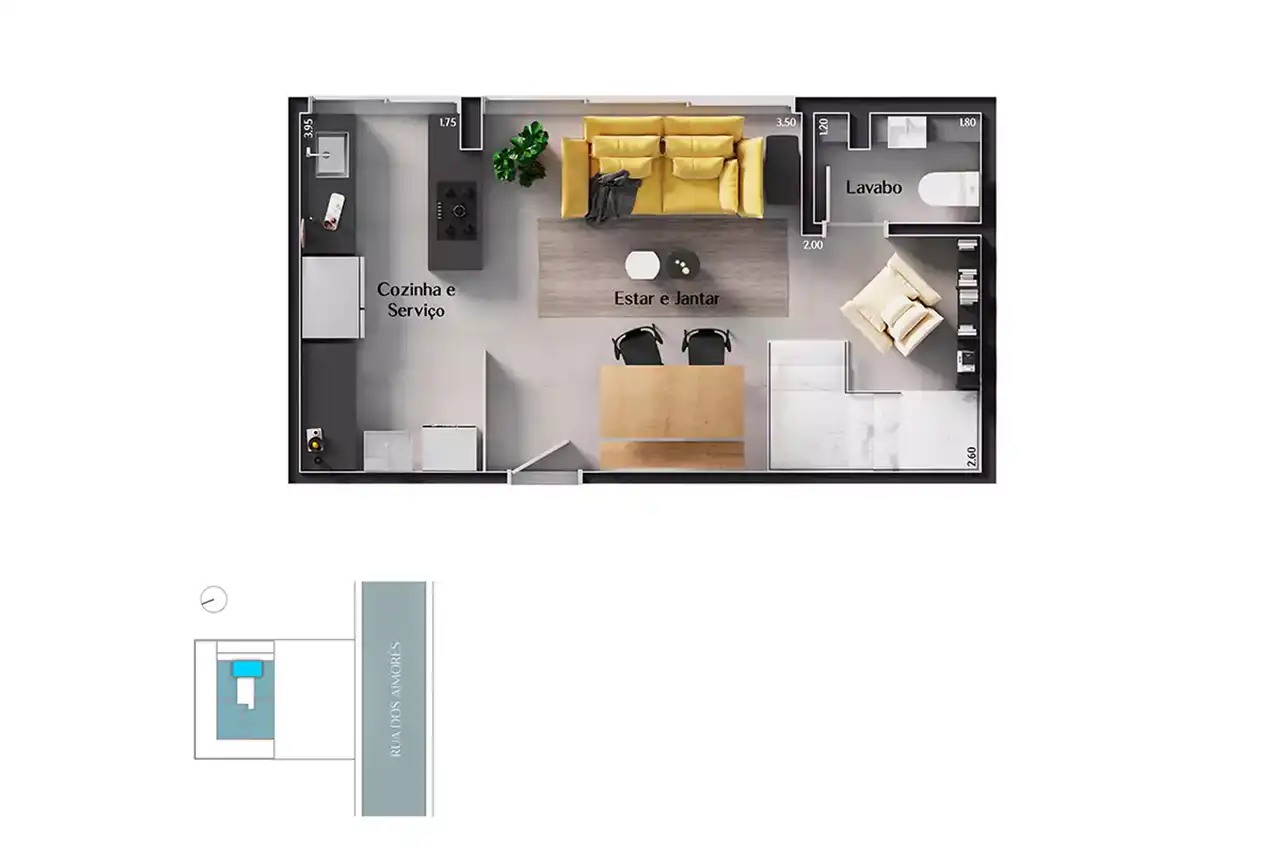 Planta -  - VERSALHES IMÓVEIS