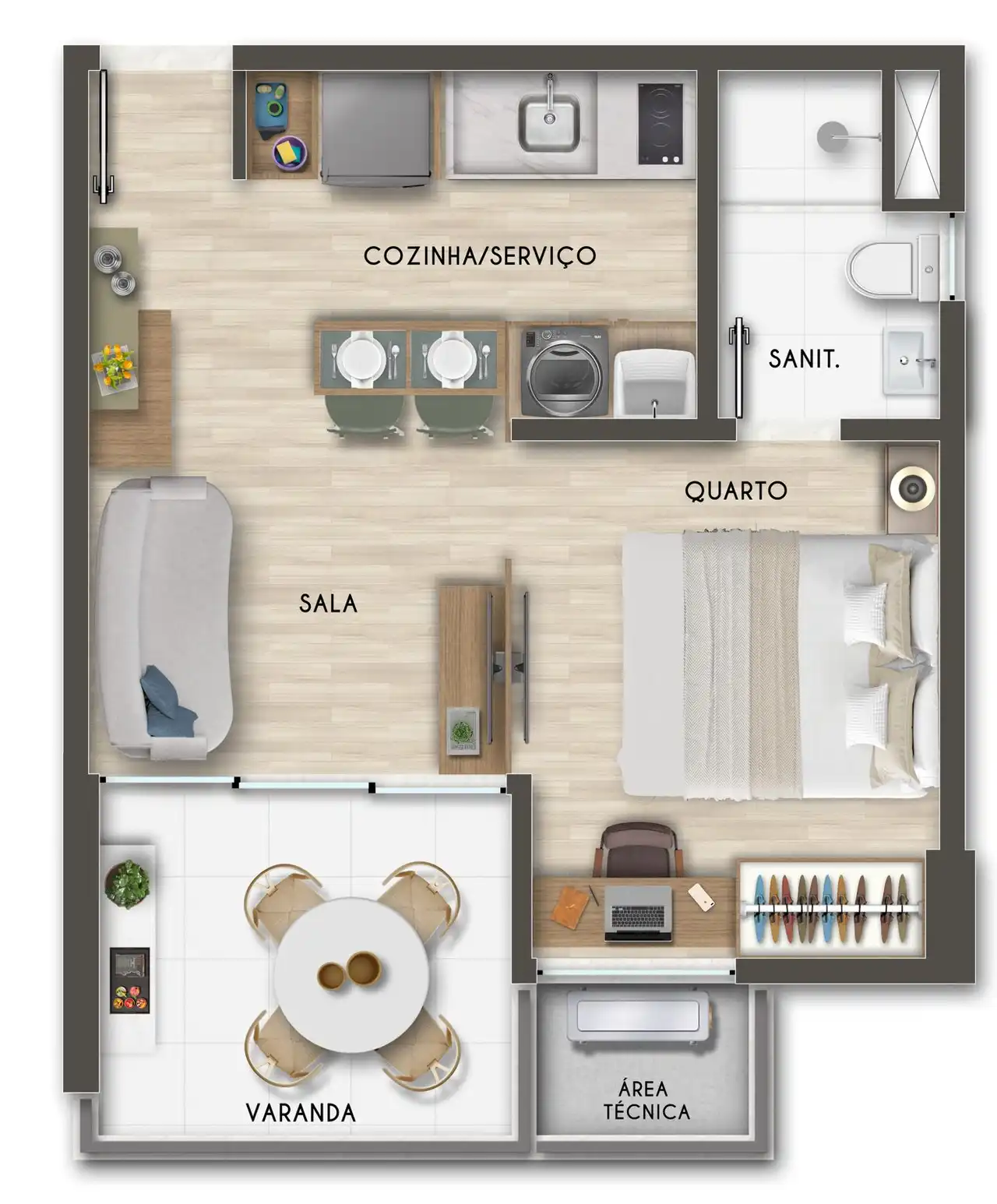 Planta -  - Robson Cunha Imóveis