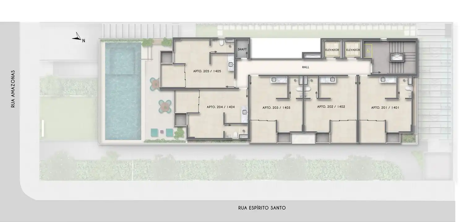 Planta -  - Robson Cunha Imóveis