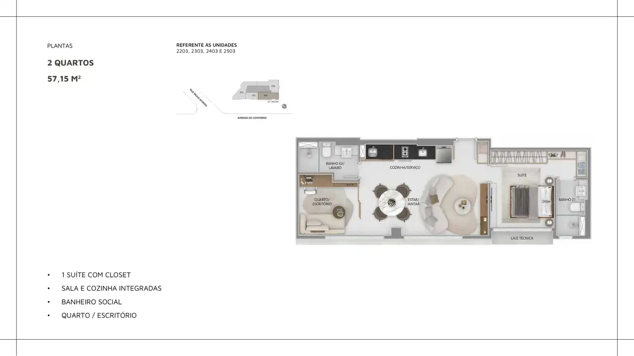 Planta -  - LEFER ATIVOS IMOBILIÁRIOS ESPECIAIS LTDA