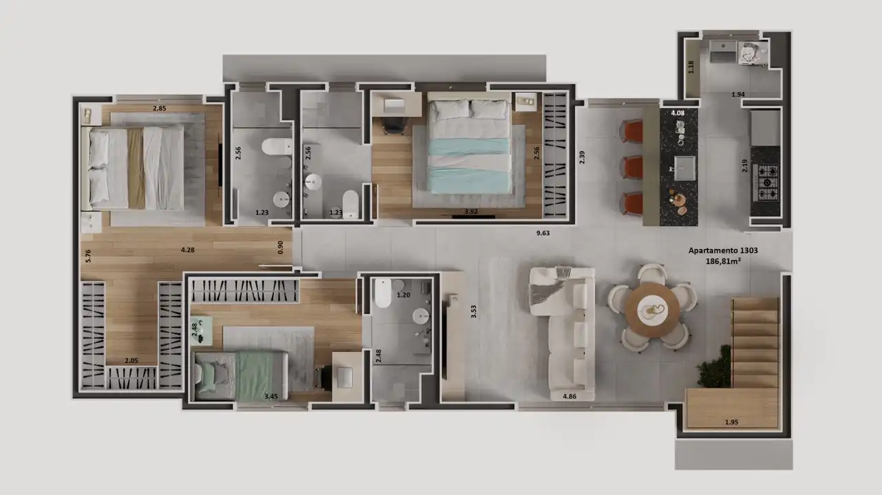 Planta -  - Única Consultoria Imobiliária