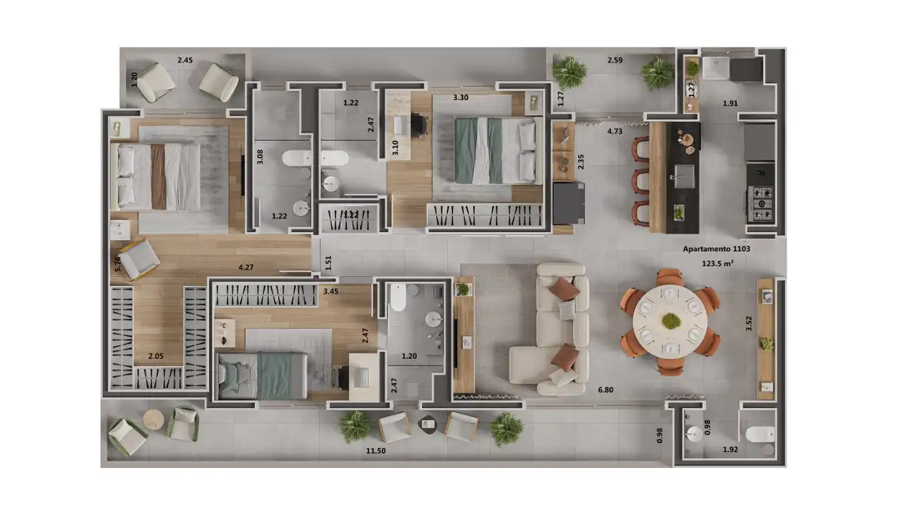 Planta -  - Única Consultoria Imobiliária