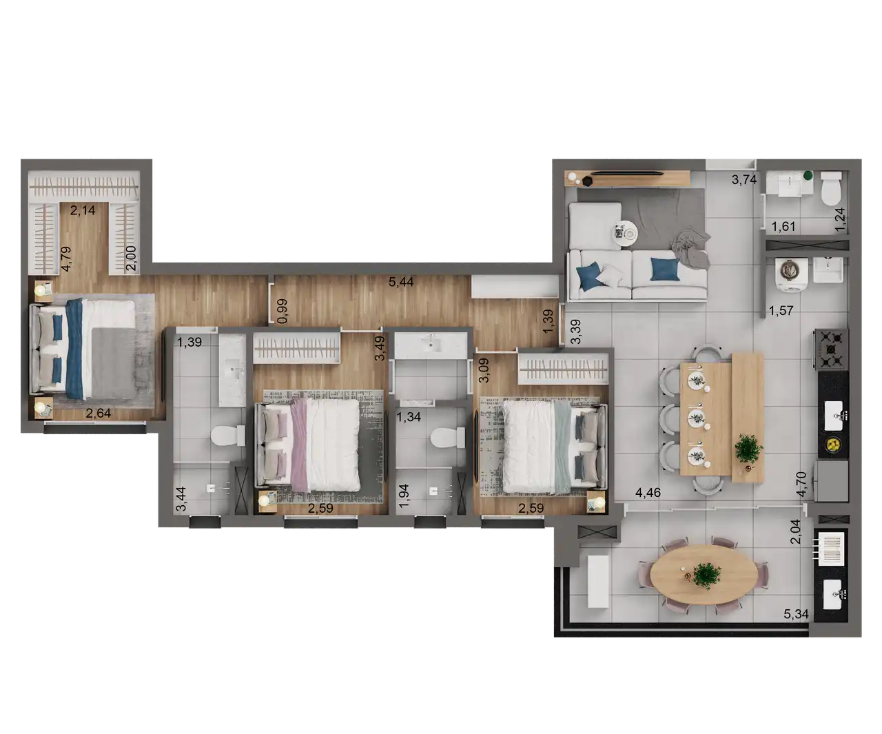 Planta -  - LEFER ATIVOS IMOBILIÁRIOS ESPECIAIS LTDA