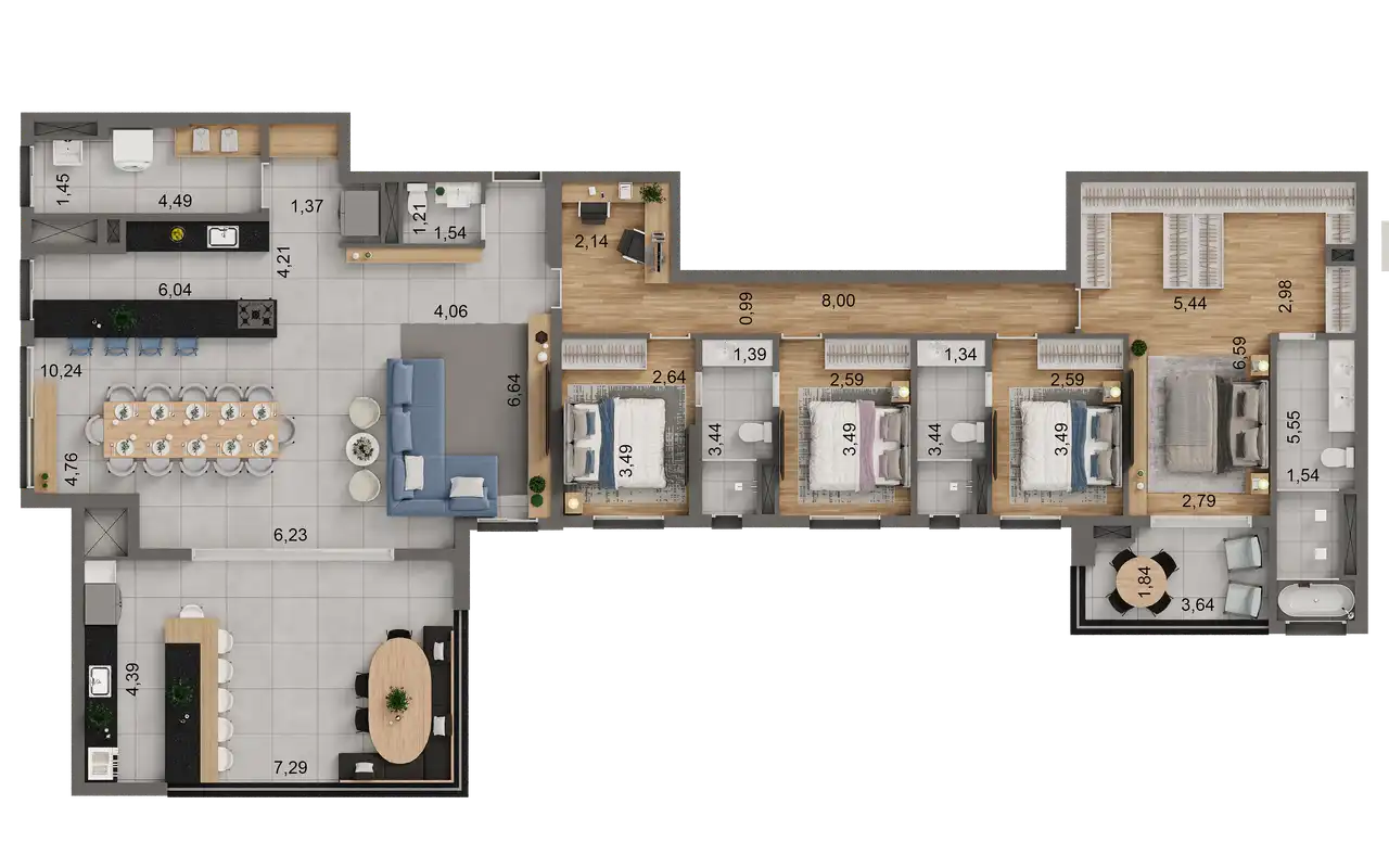 Planta -  - LEFER ATIVOS IMOBILIÁRIOS ESPECIAIS LTDA
