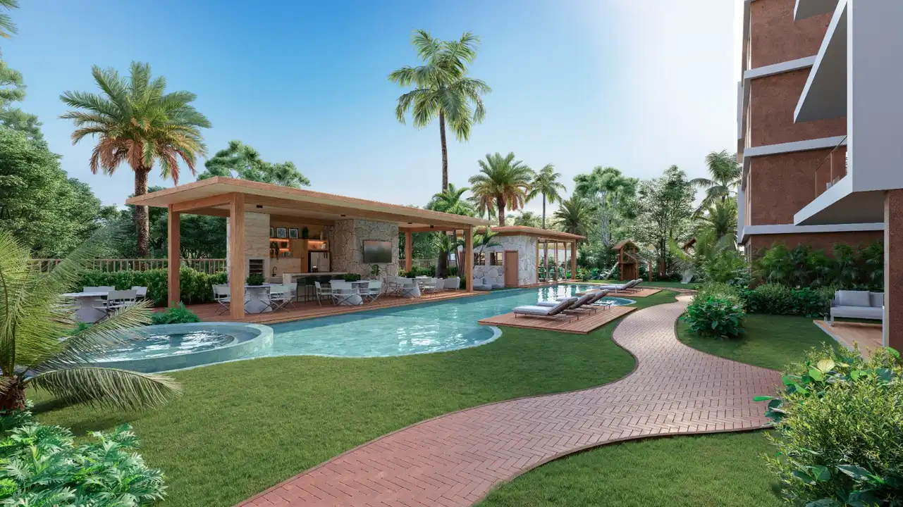 Piscina + Deck - Apartamento à venda no Arti Guarajuba, com 3 quartos e 100m²