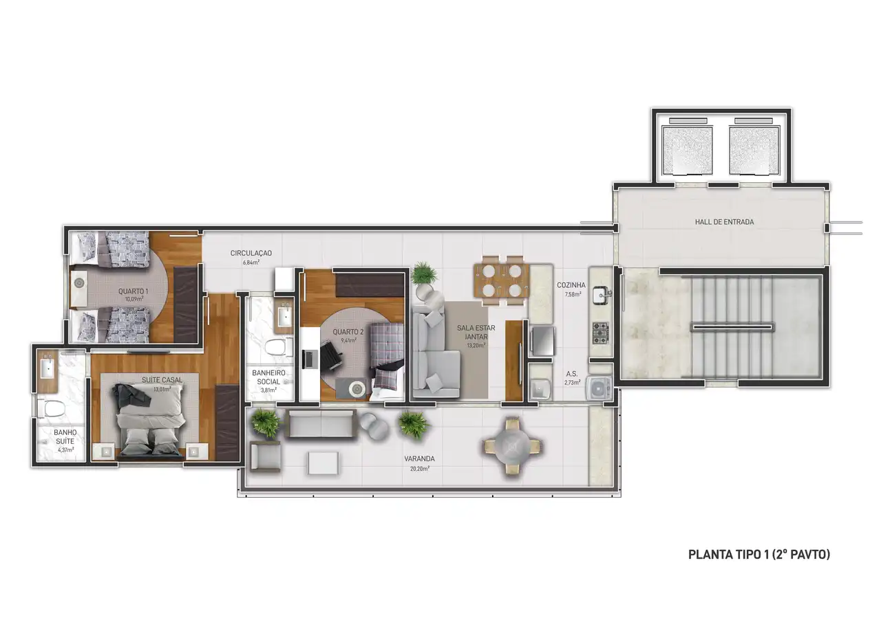 Planta -  - VERSALHES IMÓVEIS