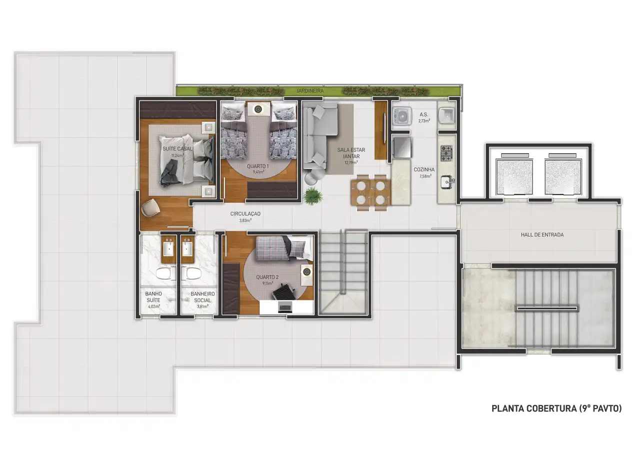 Planta -  - VERSALHES IMÓVEIS