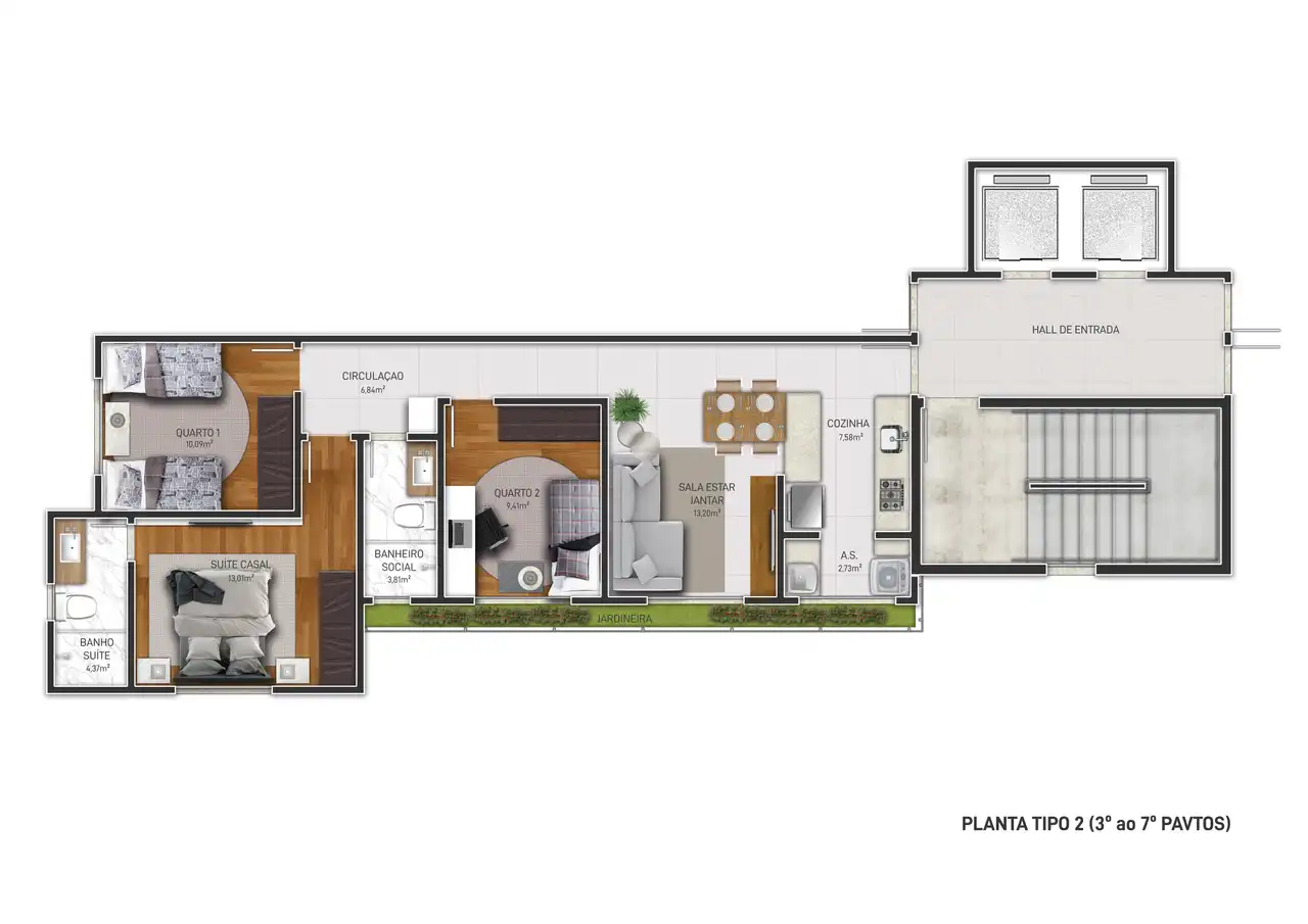 Planta -  - VERSALHES IMÓVEIS