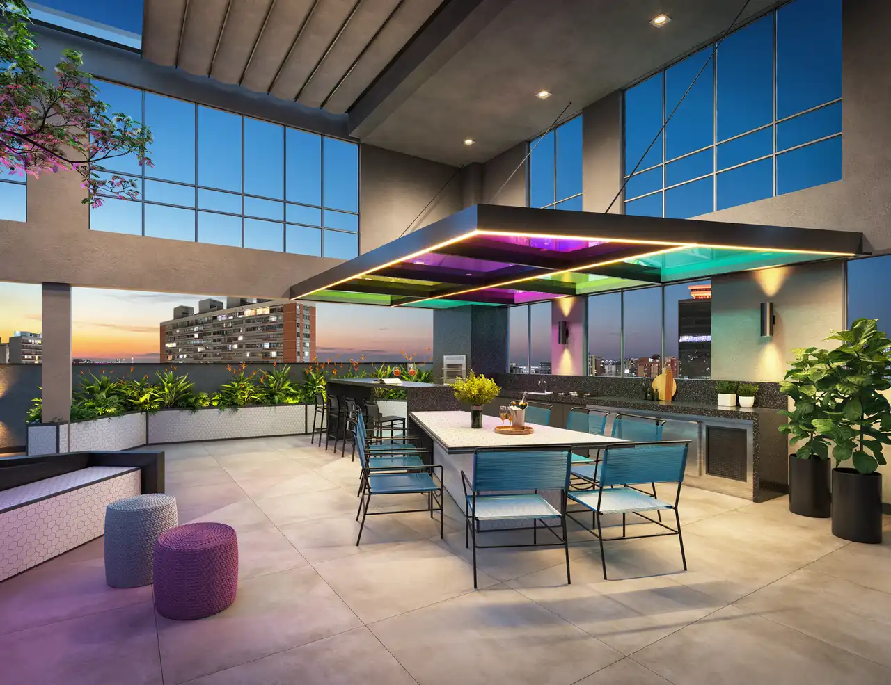 Apartamento Garden à venda no Aldea Pernambuco com 1 quarto e 44m² - Indikey Imob