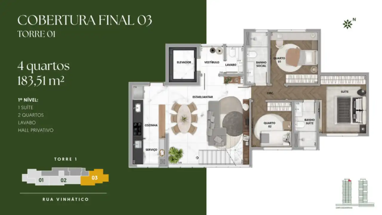Planta -  - VERSALHES IMÓVEIS