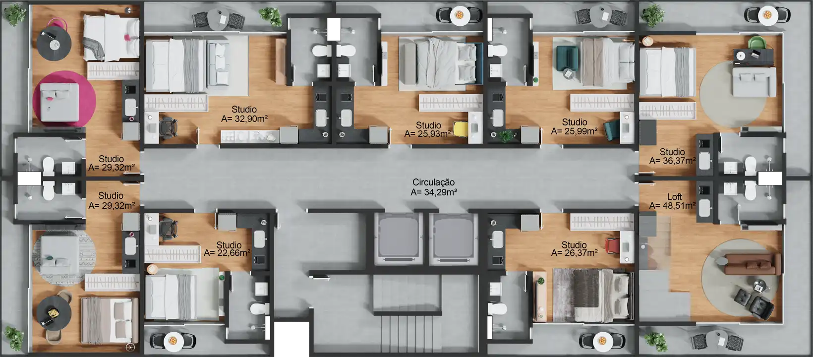 Planta -  - LEFER ATIVOS IMOBILIÁRIOS ESPECIAIS LTDA