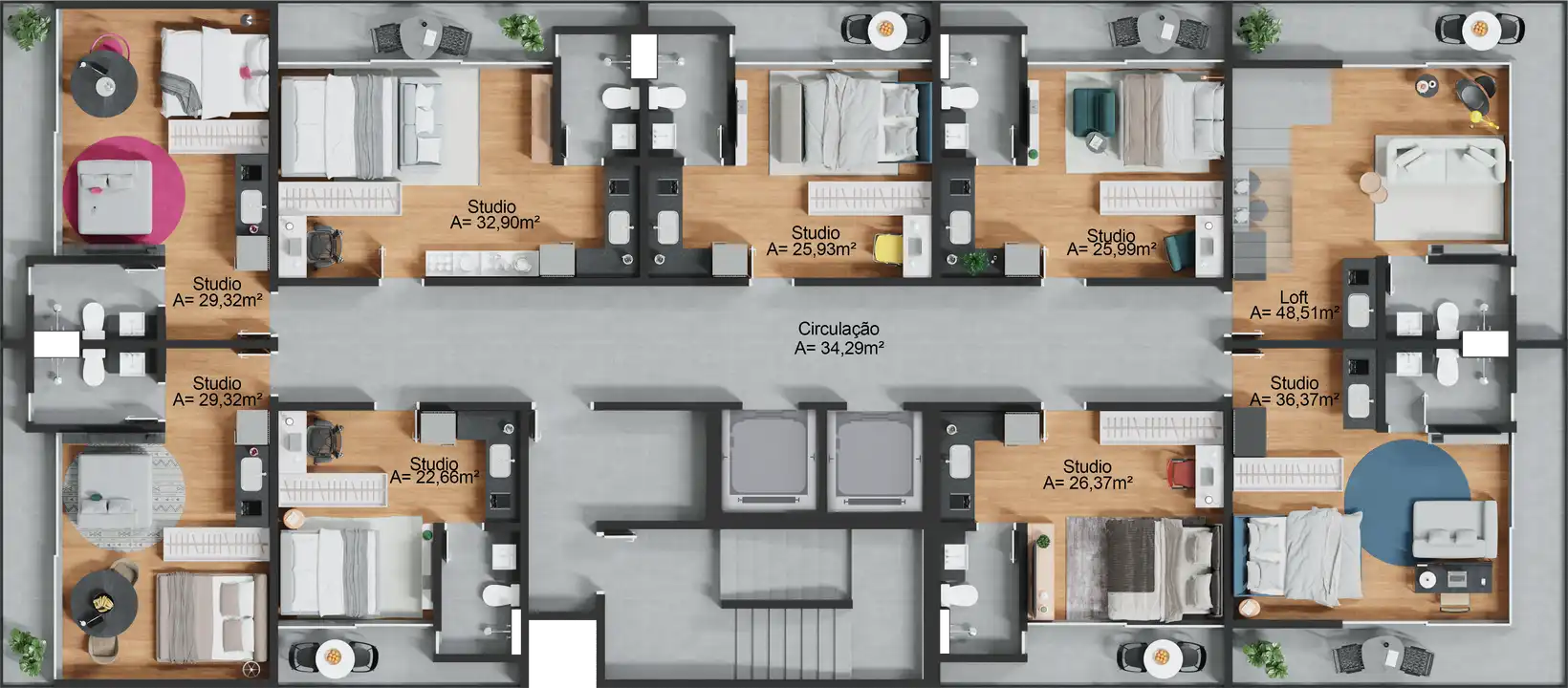 Planta -  - LEFER ATIVOS IMOBILIÁRIOS ESPECIAIS LTDA