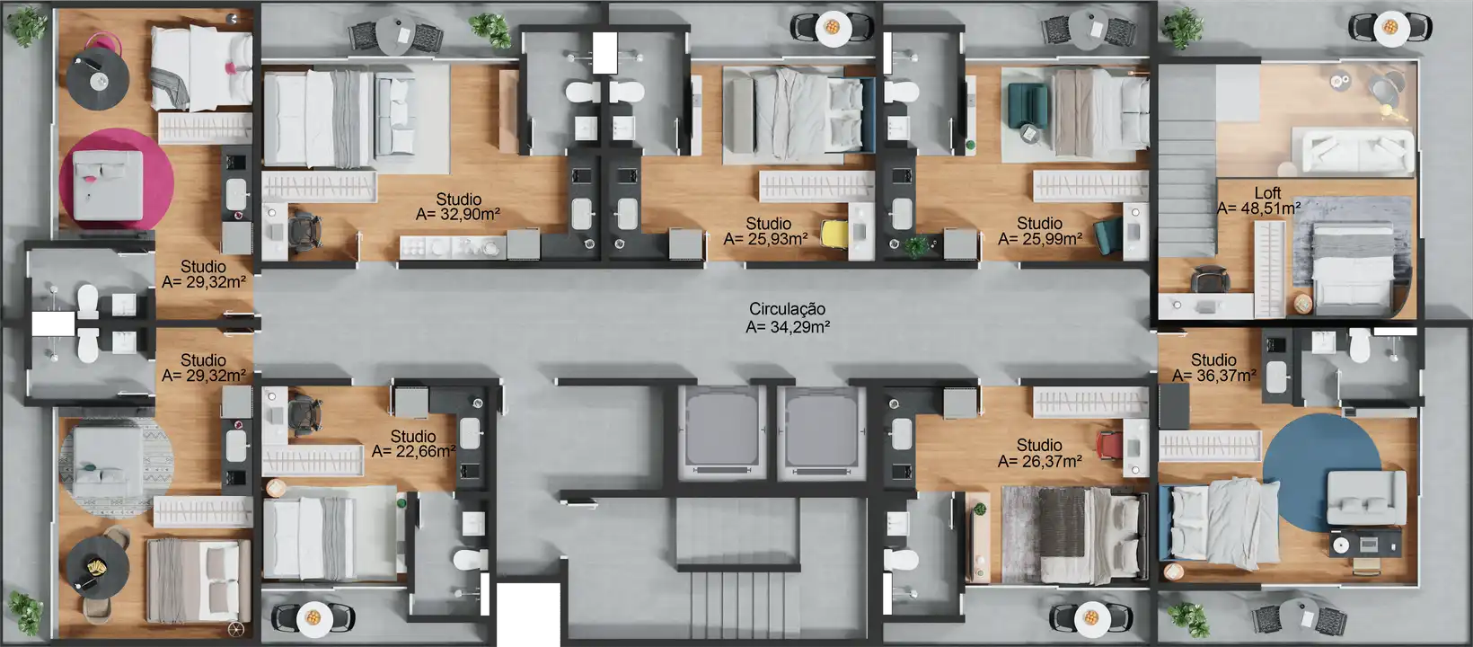 Planta -  - LEFER ATIVOS IMOBILIÁRIOS ESPECIAIS LTDA