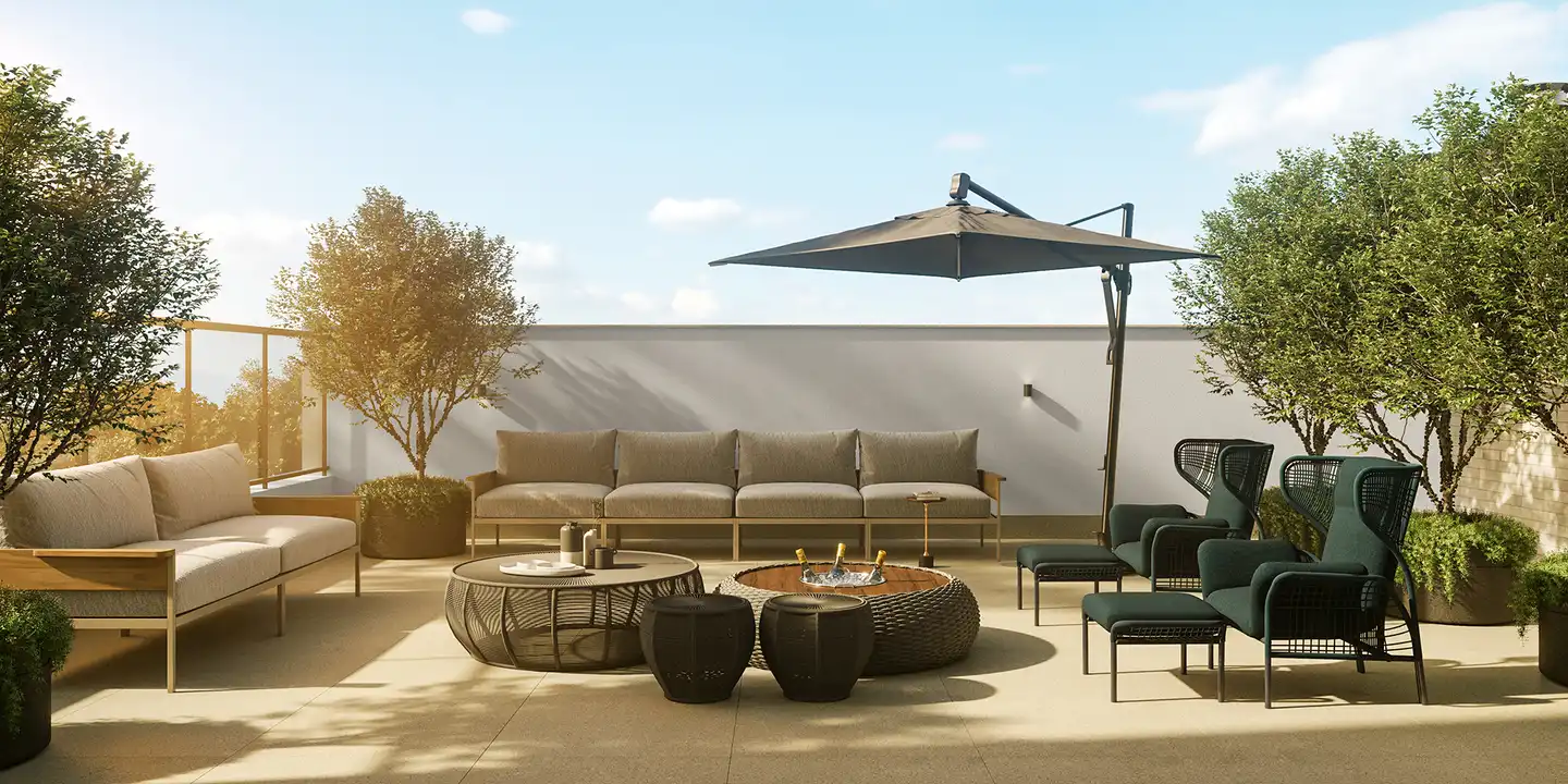 Terraço do salão de festas