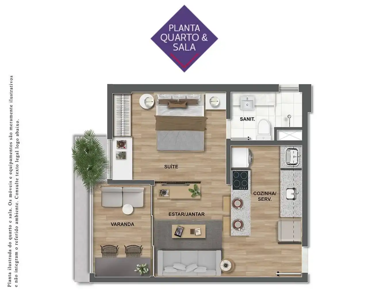 Planta -  - Robson Cunha Imóveis