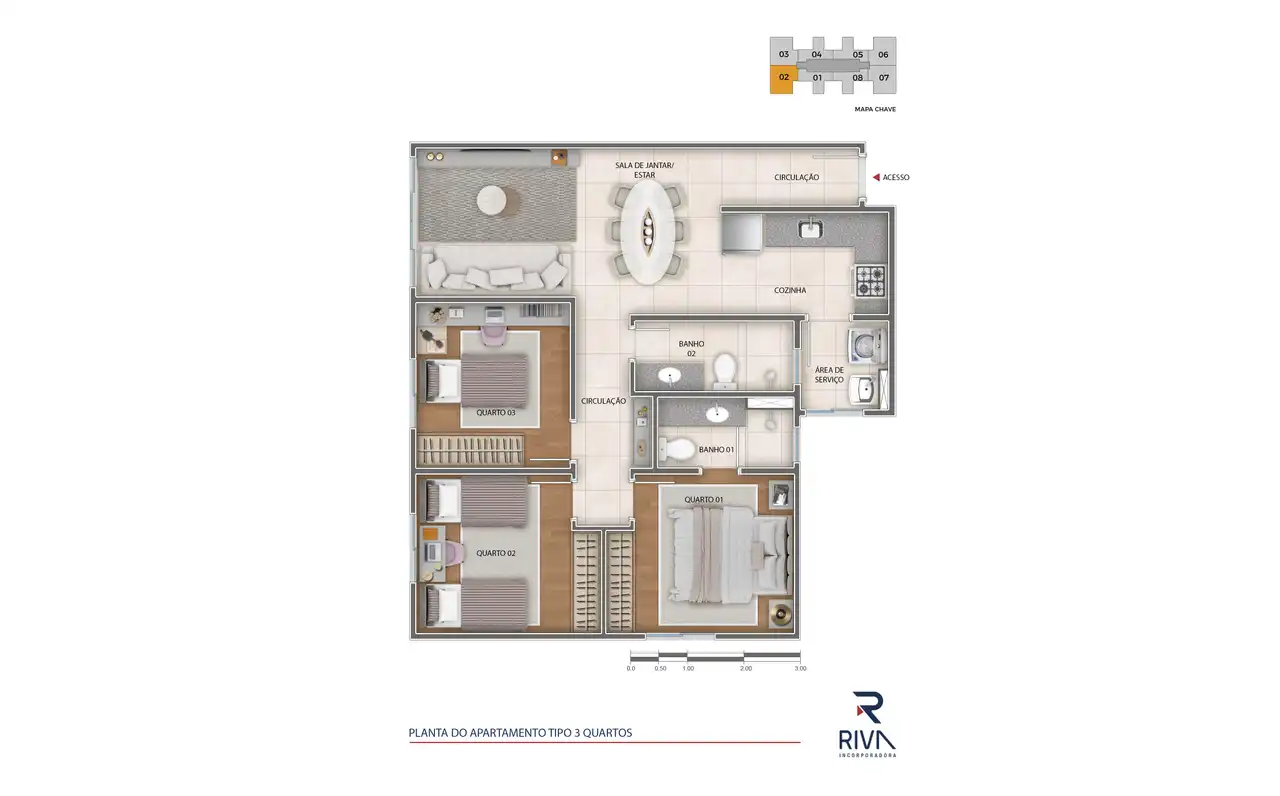 Planta -  - VERSALHES IMÓVEIS