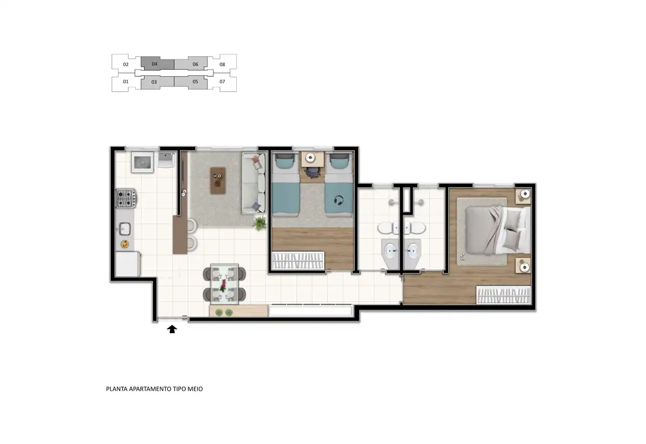 Planta -  - VERSALHES IMÓVEIS