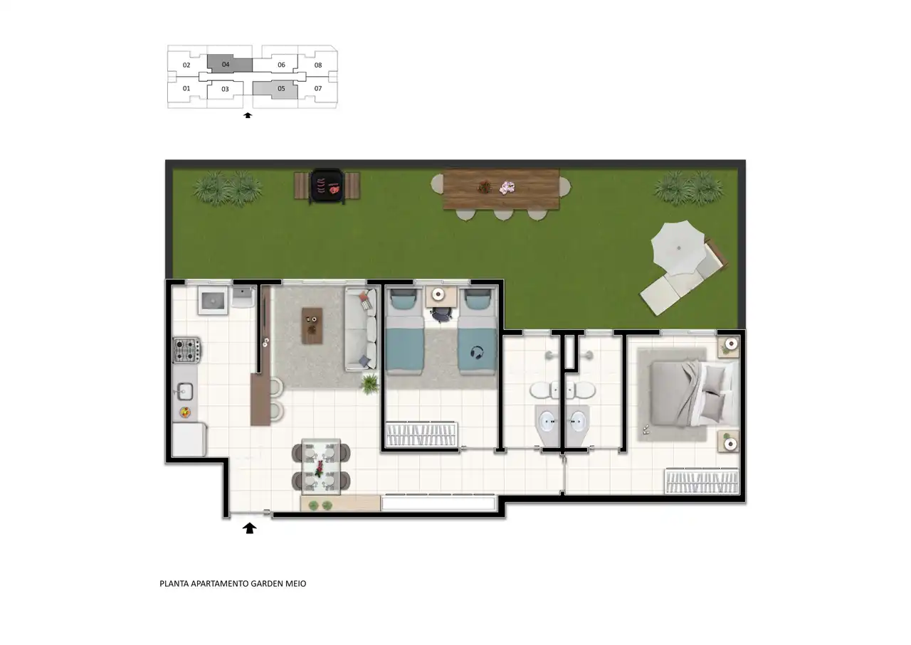 Planta -  - VERSALHES IMÓVEIS