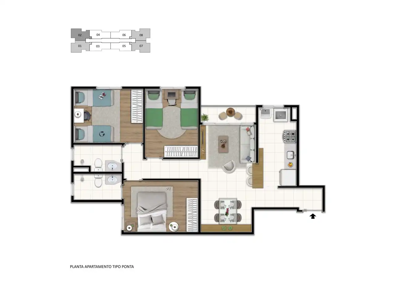 Planta -  - VERSALHES IMÓVEIS