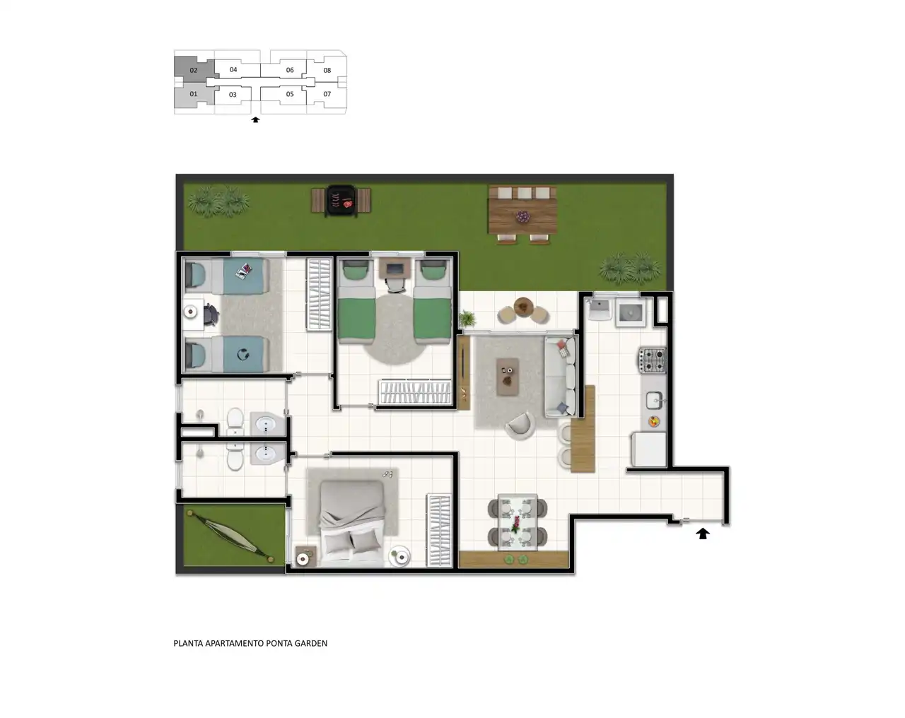 Planta -  - VERSALHES IMÓVEIS