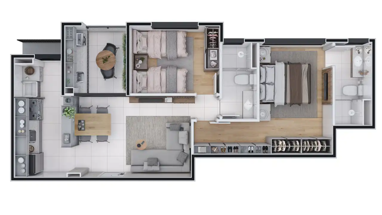 Planta -  - VERSALHES IMÓVEIS