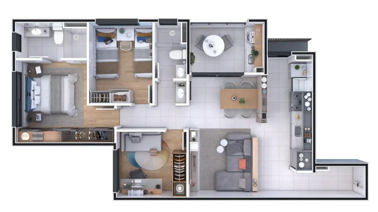 Planta -  - VERSALHES IMÓVEIS