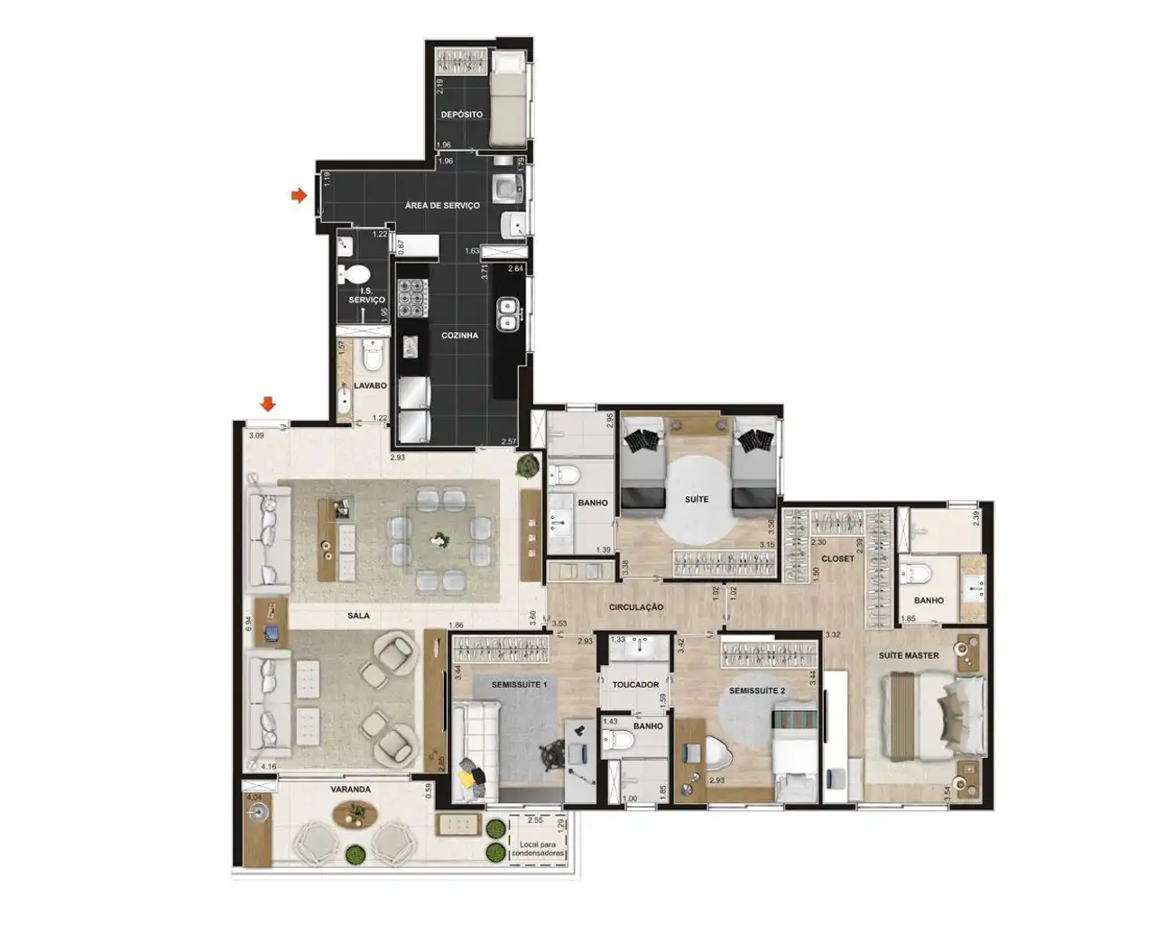 Planta -  - STARK IMÓVEIS