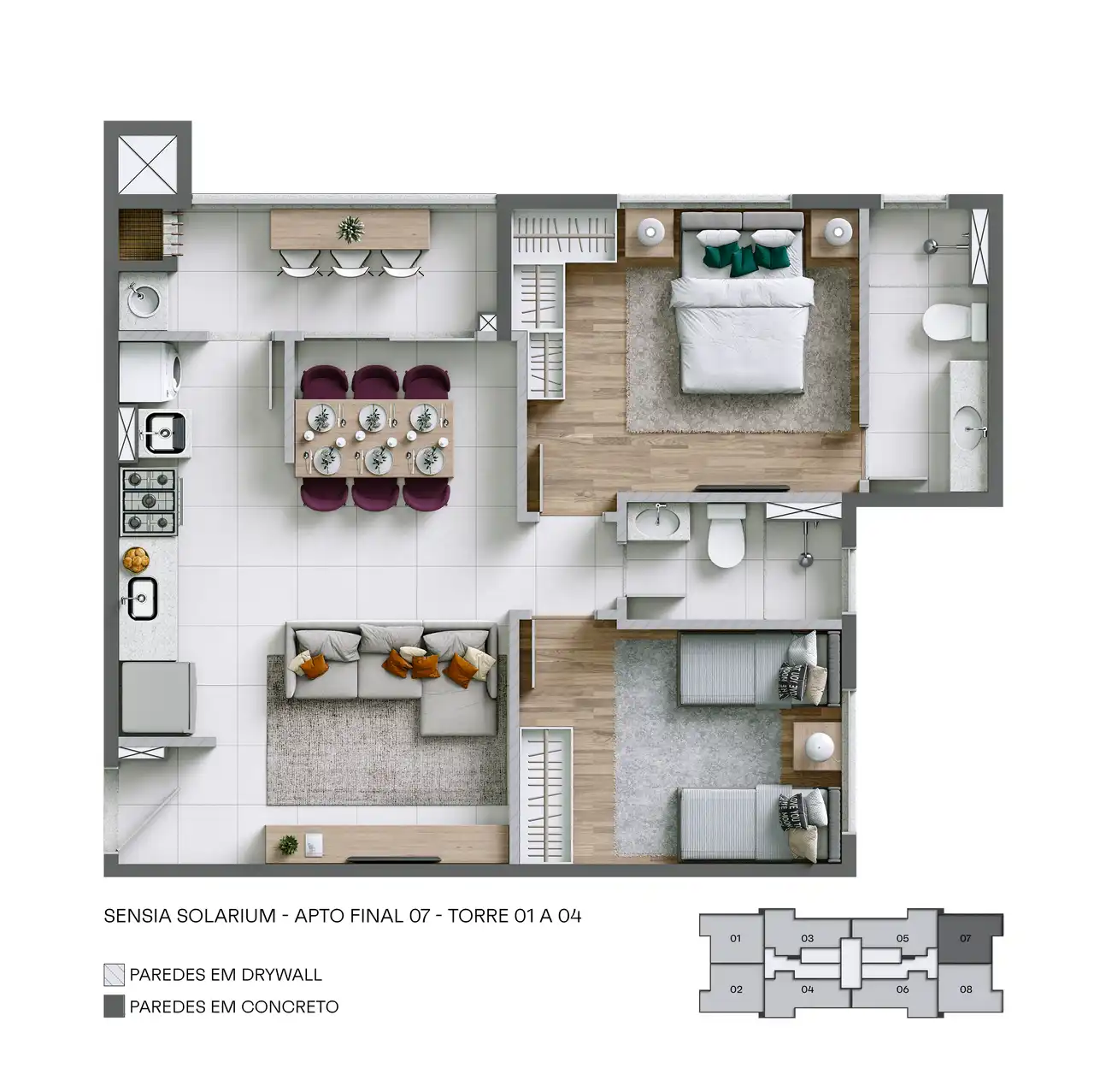 Planta -  - VERSALHES IMÓVEIS