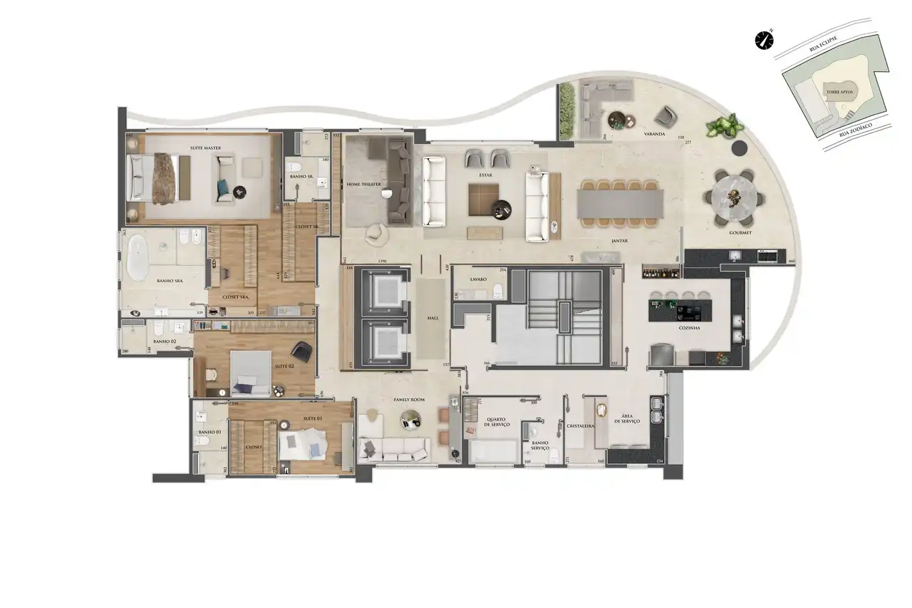 Planta -  - VERSALHES IMÓVEIS