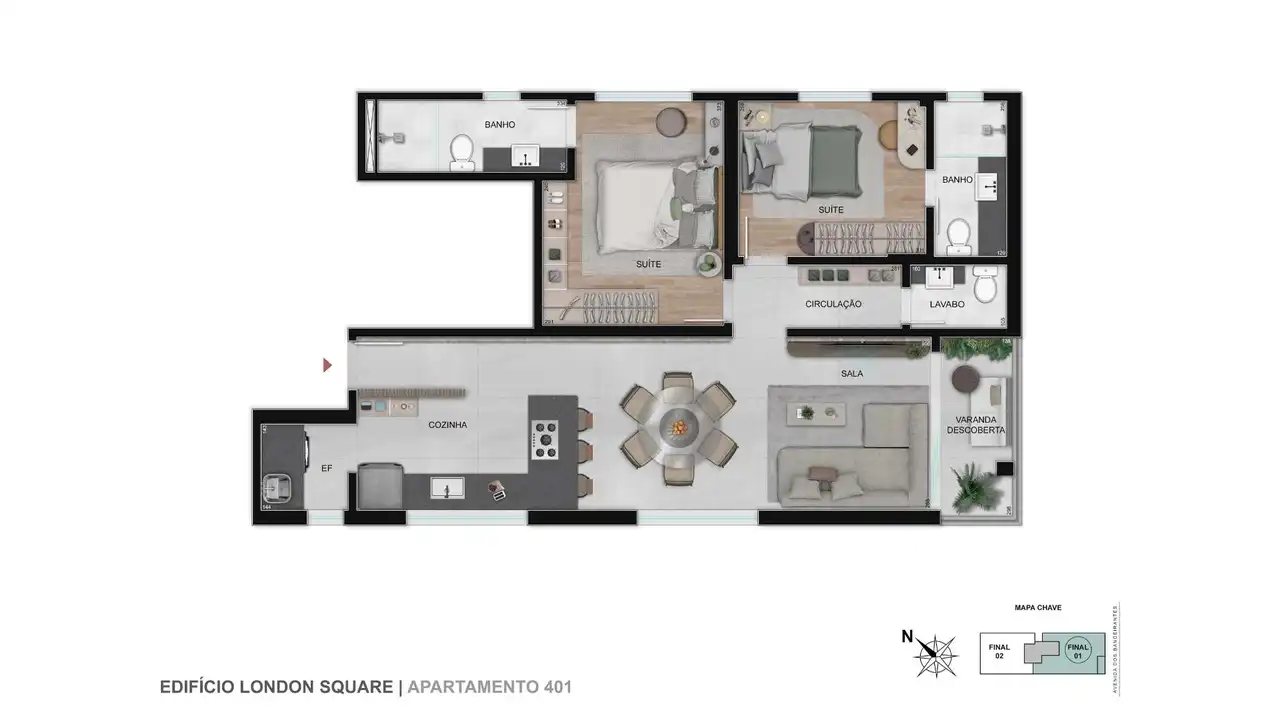 Planta -  - VERSALHES IMÓVEIS