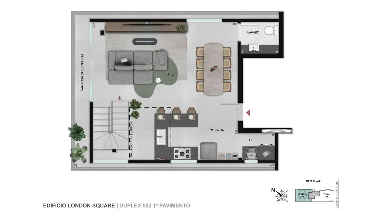 Planta -  - VERSALHES IMÓVEIS